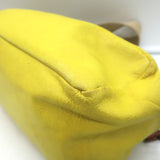 Miu Miu Rectangular Shoulder Bag Yellow Leather Small Crossbody