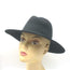 Maison Michel Virginie Fedora Hat Black Wool Felt Size Small