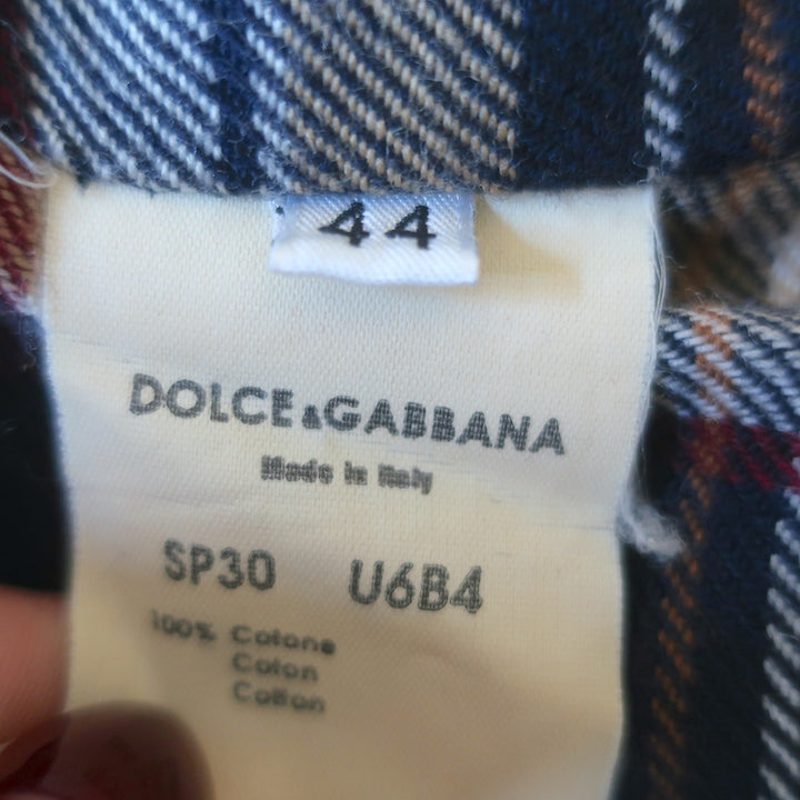 Dolce &amp; Gabbana Button-Up Jacket Beige Cotton Size 44
