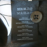 Dries Van Noten Doralas Belted Pajama Dress Black Bird Print Silk Satin Size 40