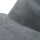 Janessa Leone Kit Fedora Hat Black Wool Felt Size Small