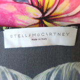 Stella McCartney Hawaiian Print Silk Sleeveless Blouse Black/Multicolor Size 40