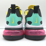 Nike Air Max 270 React Geometric Art Sneakers White/Violet Size 9 AT6174-101