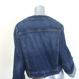 TWP Dusty Jean Jacket Dark Wash Pintuck Denim Size Extra Small
