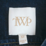 TWP Dusty Jean Jacket Dark Wash Pintuck Denim Size Extra Small