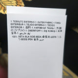 Versace Palazzo Fit Maschera Baroque Print Shirt Black/Gold Silk Twill Size 40