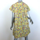 Saloni Ashley Mini Dress Citrus Monkey Print Poplin Size US 6