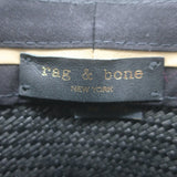 Rag & Bone Straw Panama Hat Black Size Small/Medium