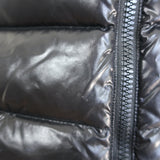 Moncler Ghany Down Puffer Vest Black Size 14 / Womens Small