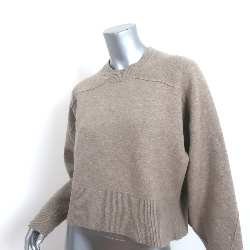 Rag &amp; Bone Oversize Sweater Brady Mushroom Stretch Wool Size Extra Small