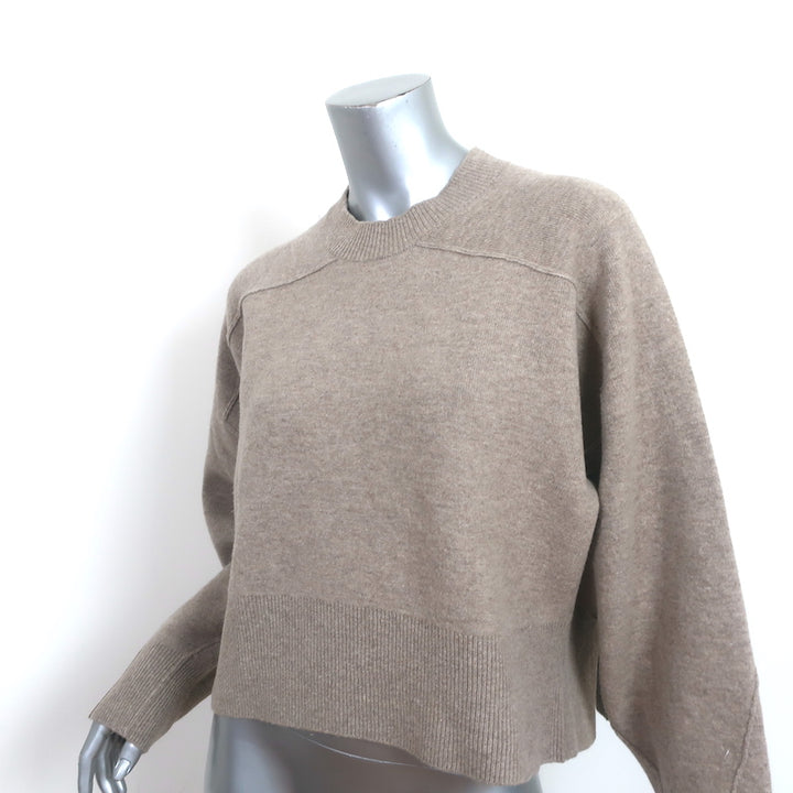 Rag &amp; Bone Oversize Sweater Brady Mushroom Stretch Wool Size Extra Small