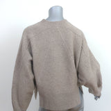 Rag & Bone Oversize Sweater Brady Mushroom Stretch Wool Size Extra Small