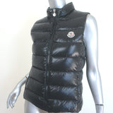 Moncler Ghany Down Puffer Vest Black Size 14 / Womens Small