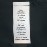 Cinq a Sept Khloe Denim Ruched-Sleeve Blazer Indigo Stretch Cotton Size 00