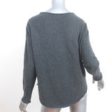 Helmut Lang Cashmere Sweater Dark Gray Size Extra Small