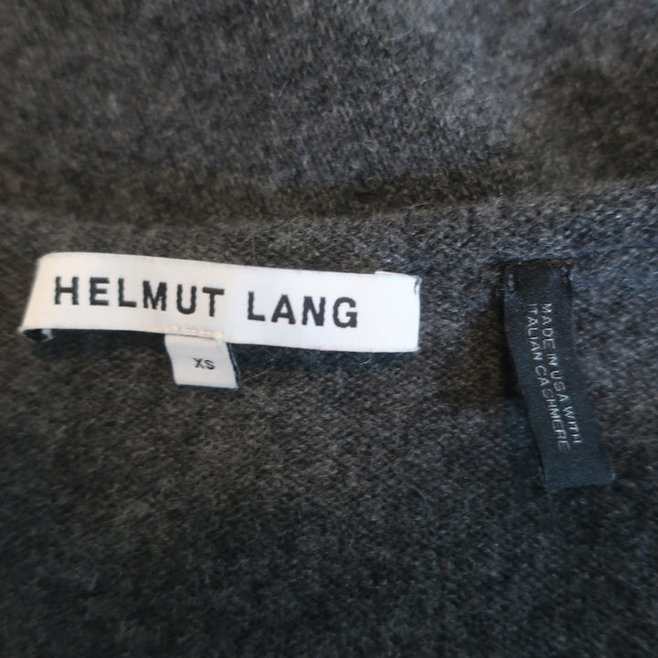 Helmut Lang Cashmere Sweater Dark Gray Size Extra Small