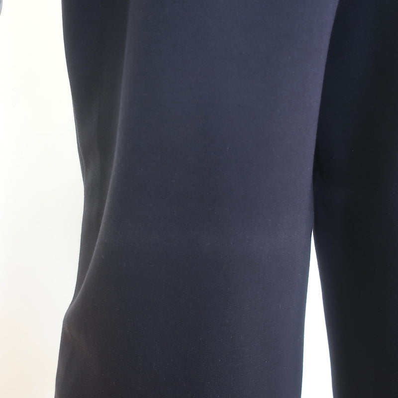 Stella McCartney All is Love Cropped Wide Leg Sweatpants Navy Size 38 NEW