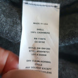 Helmut Lang Cashmere Sweater Dark Gray Size Extra Small