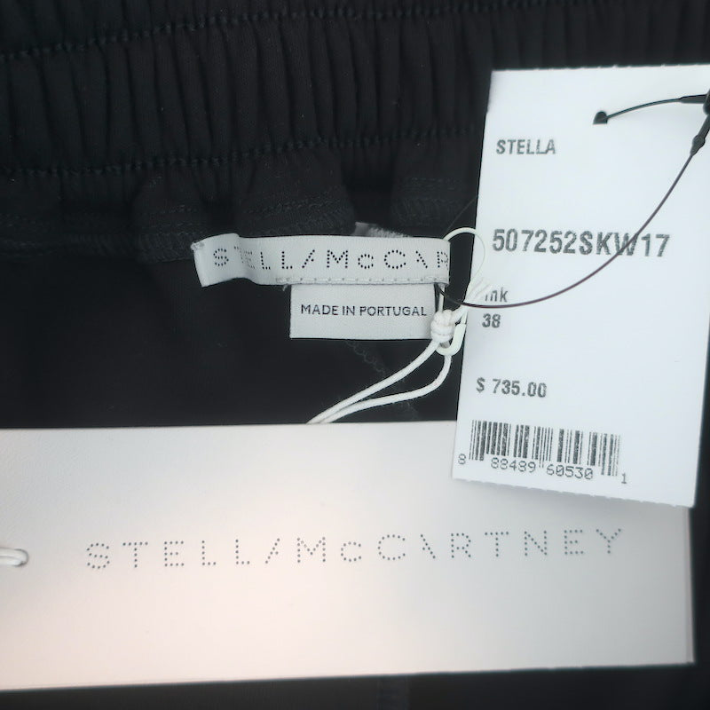 Stella McCartney All is Love Cropped Wide Leg Sweatpants Navy Size 38 NEW