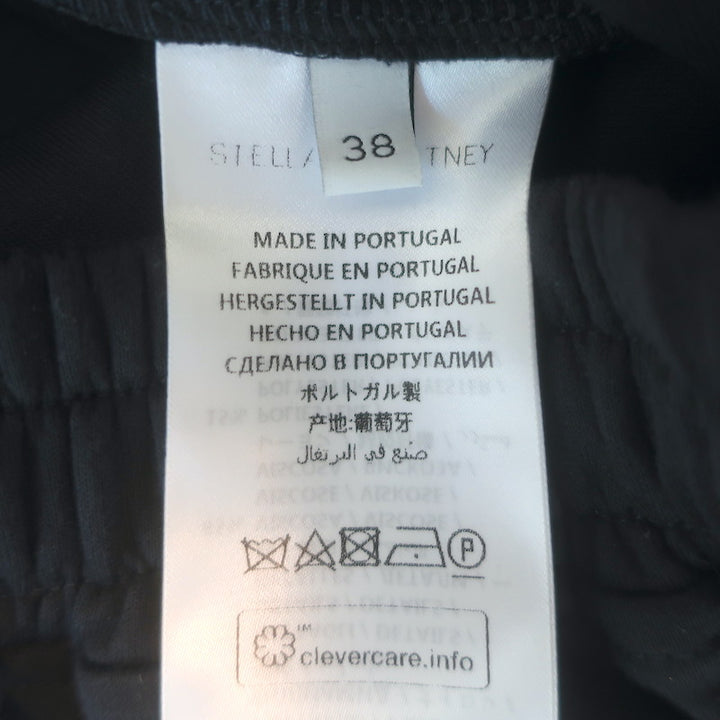 Stella McCartney All is Love Cropped Wide Leg Sweatpants Navy Size 38 NEW
