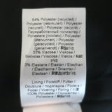 GANNI Draped Suiting Blazer Charcoal Tonal Stripe Size 34