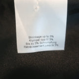 GANNI Draped Suiting Blazer Charcoal Tonal Stripe Size 34