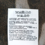 Saint Laurent Zebra Print Deep V-Neck Shirt Brown Silk Georgette Size 39