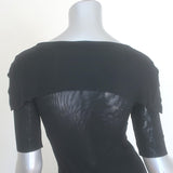 Jean Paul Gaultier Soleil Short Sleeve Mesh Jumpsuit Black Size Extra Small