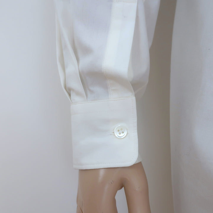 Comme des Garcons Homme X Mona Luison Shirt White Cotton Size Medium NEW