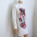 Comme des Garcons Homme X Mona Luison Shirt White Cotton Size Medium NEW