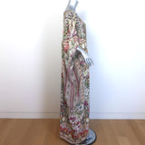Camilla Anarchy at Annabels Round Neck Kaftan Multicolor Printed Silk One Size