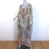 Camilla Anarchy at Annabels Round Neck Kaftan Multicolor Printed Silk One Size