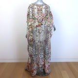 Camilla Anarchy at Annabels Round Neck Kaftan Multicolor Printed Silk One Size