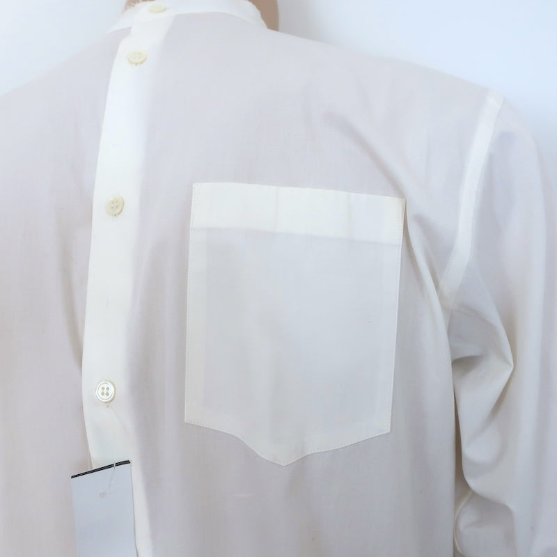 Comme des Garcons Homme X Mona Luison Shirt White Cotton Size Medium NEW