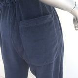 Alex Mill Benny Terry Cloth Jumpsuit Navy Size Small NEW