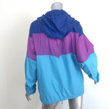Isabel Marant Etoile Kyriel Colorblock Windbreaker Jacket Blue/Purple Size 0 NEW