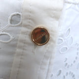 Sandro Sahara Ruffled Broderie Anglaise Midi Skirt White Size 34