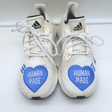 Adidas Human Made x Solar Hu Glide Blue Heart Sneakers White Size 7