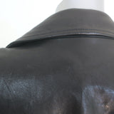 Alice + Olivia Leather Biker Jacket Black Size 4