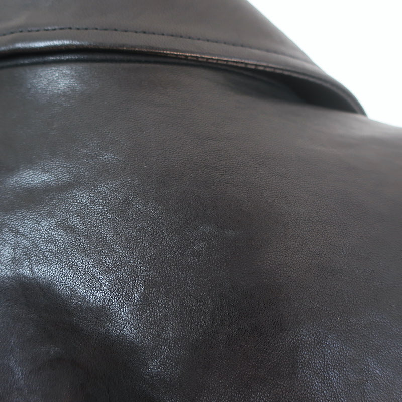 Alice + Olivia Leather Biker Jacket Black Size 4
