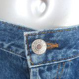 RE/DONE Wide Leg Crop Jeans Medium Blue Size 32