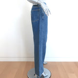 RE/DONE Wide Leg Crop Jeans Medium Blue Size 32