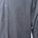 Yohji Yamamoto Pour Homme Long Staff Shirt Black Cotton Size 3