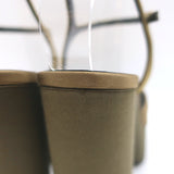 Saint Laurent Bianca 125 Crisscross Platform Sandals Olive Brown Satin Size 40