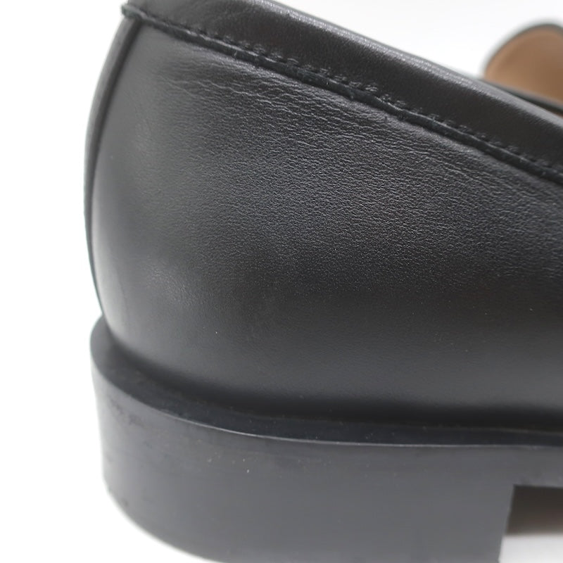 Stuart Weitzman Palmer High Shine Crystal-Trim Loafers Black Leather Size 10.5