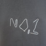 Yohji Yamamoto Pour Homme No.1 Embroidered Jacket Black Linen-Blend Size 4