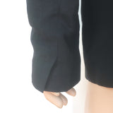 Yohji Yamamoto Pour Homme No.1 Embroidered Jacket Black Linen-Blend Size 4