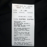 Yohji Yamamoto Pour Homme No.1 Embroidered Jacket Black Linen-Blend Size 4