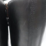 Zadig & Voltaire Ride Lace-Up High Combat Boots Black Leather Size 39