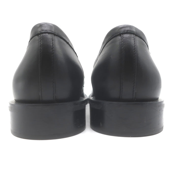 Stuart Weitzman Palmer High Shine Crystal-Trim Loafers Black Leather Size 10.5